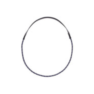 Corde au cou cuir navy