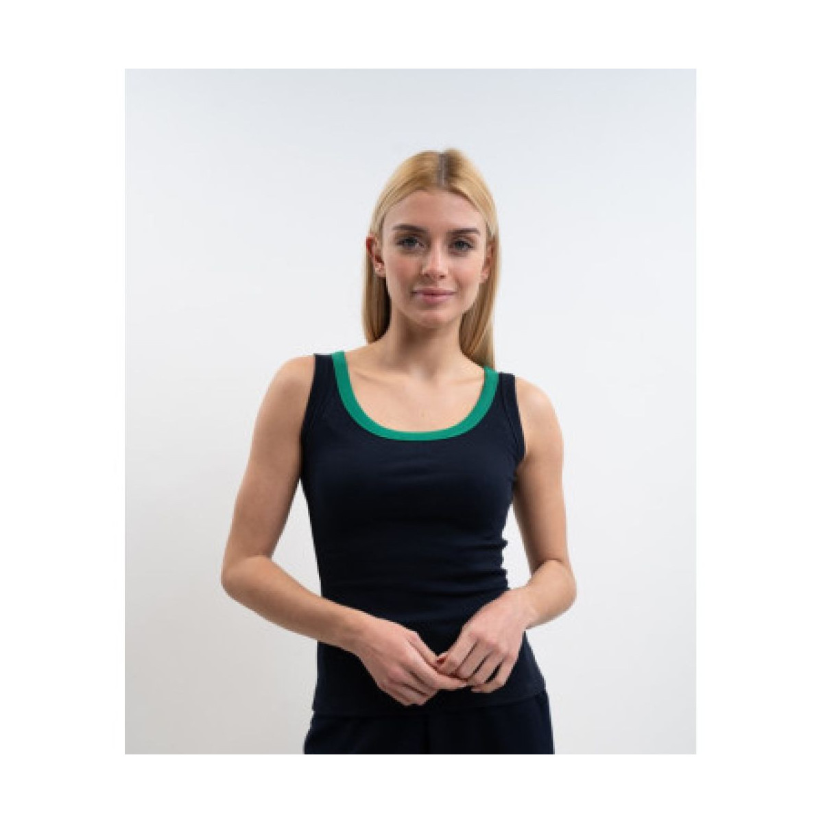 Tazam Débardeur Navy / Emerald Green