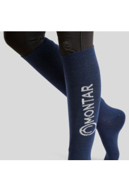 Chaussettes MONTAR Wool Socks Long - Navy