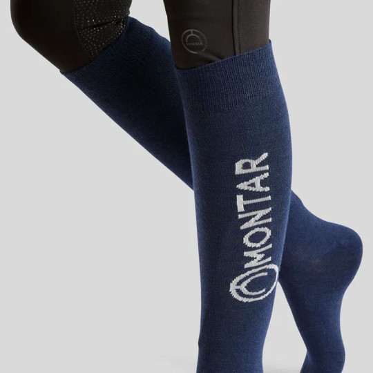 Chaussettes MONTAR Wool Socks Long - Navy