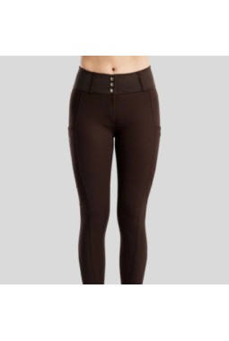 Pantalon MoAddie Softshell Breeches w. Logo Charm Brown F/G