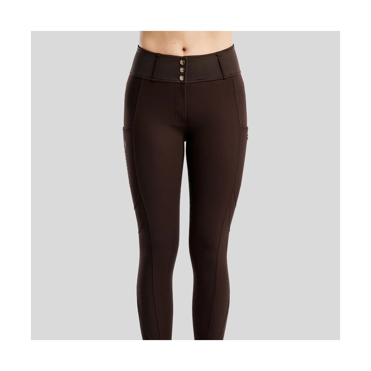 Pantalon MoAddie Softshell Breeches w. Logo Charm Brown F/G