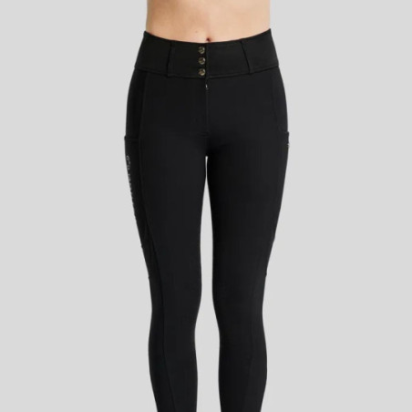 Pantalon MoAddie Softshell Breeches w. Logo Charm Black F/G