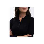 Polo manche longue AURORE Noir