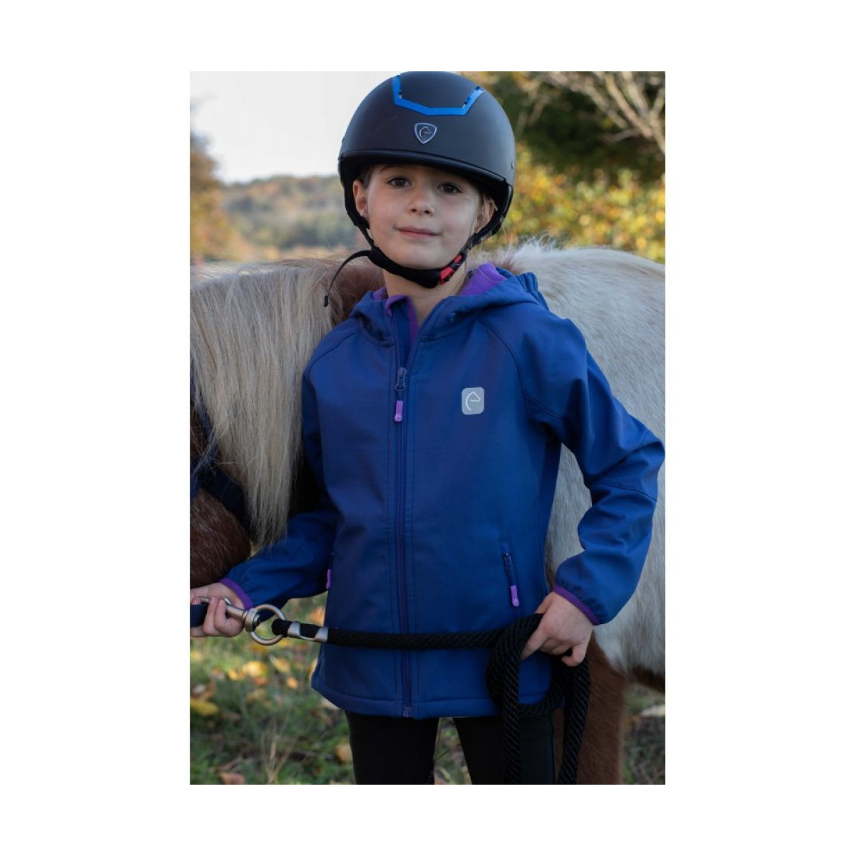 Softshell EQUI-KIDS - Amandine Bleu