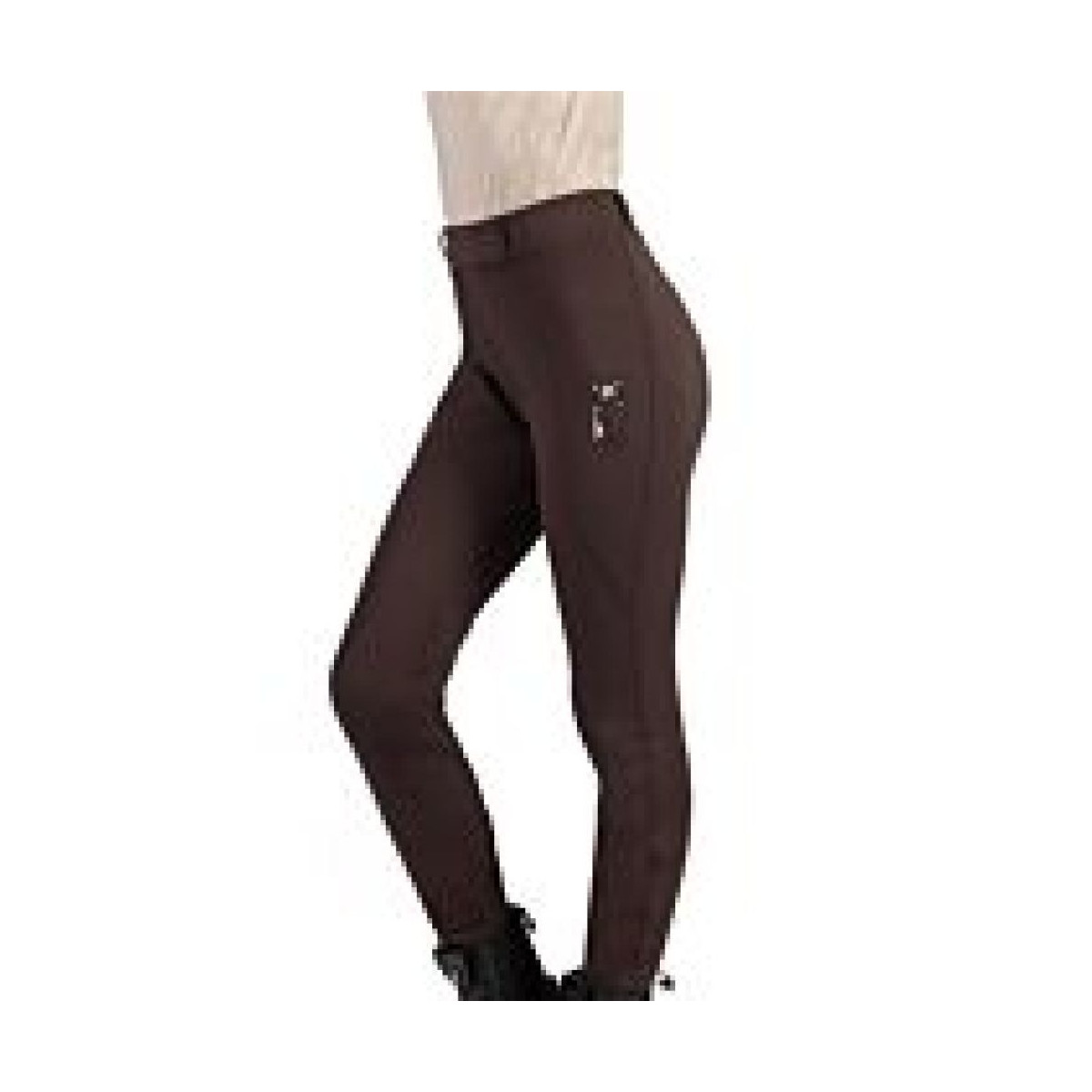 Leggings -Mia- fond 1/1 en silicone Marron