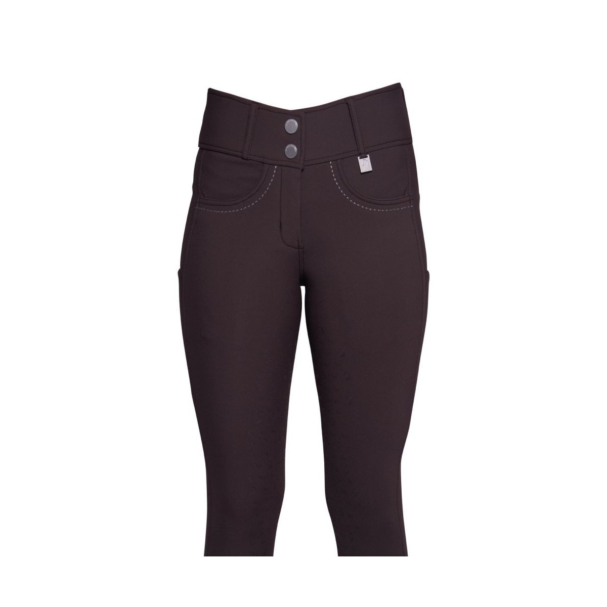 Pantalon -Arezzo- fond 1/1 en silicone Marron