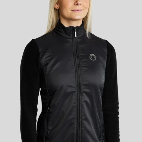 VESTE MoEllie Fleece Jacket w. Nylon - Black