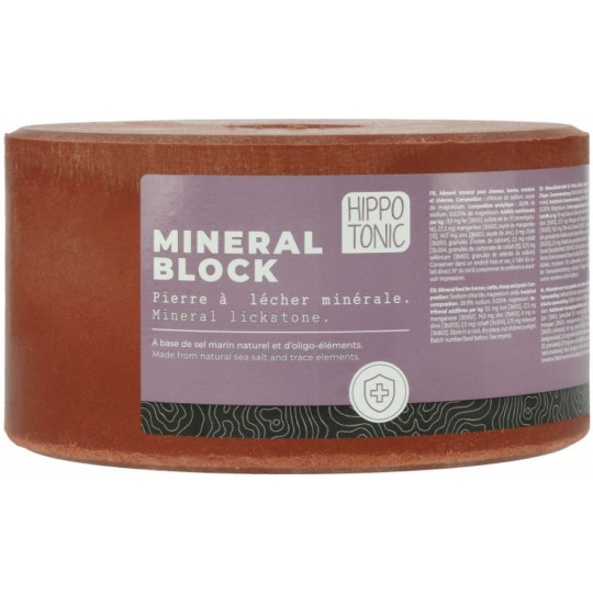 Pierre à sel HIPPOTONIC Mineral block 3Kg