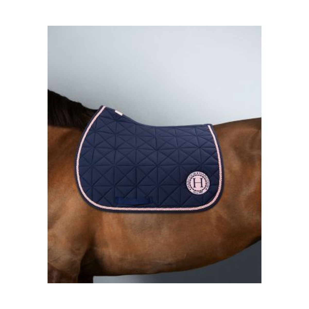 Suze Tapis de selle - Navy/Pink CSO Full