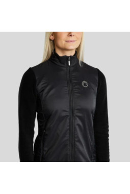 VESTE MoEllie Fleece Jacket w. Nylon - Black