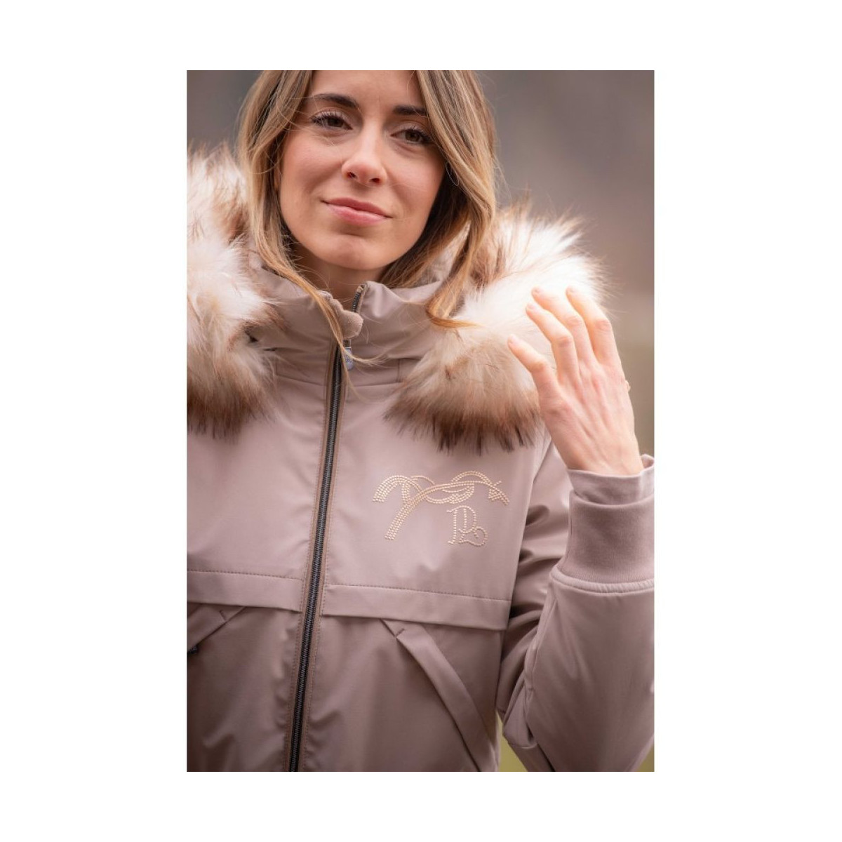 Parka PENELOPE Steppy Taupe