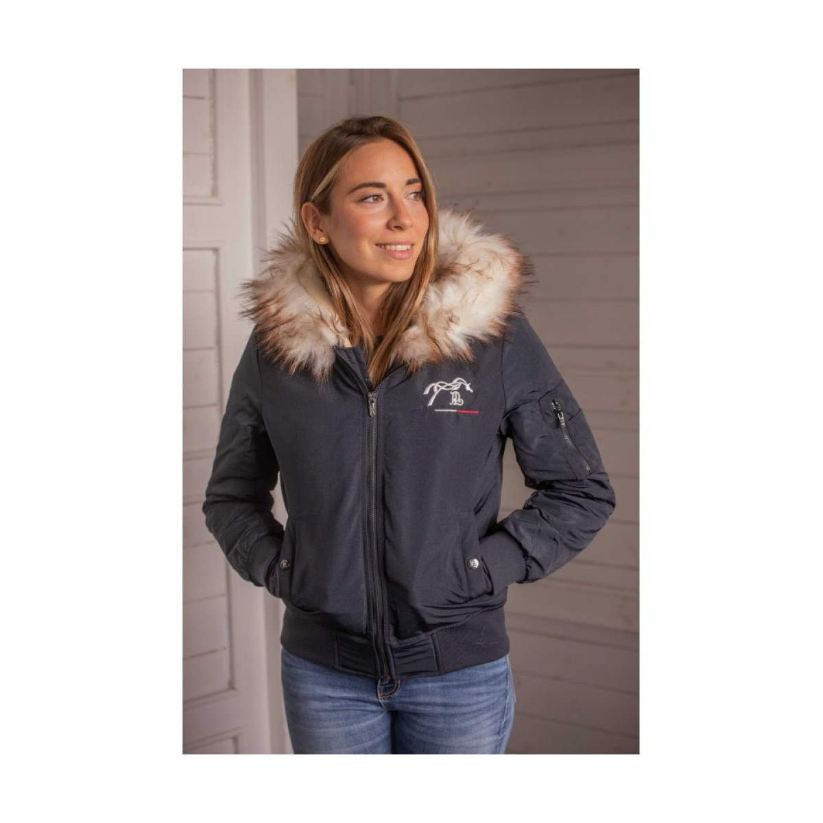 Bombers PENELOPE Lyon Marine Glitter