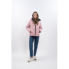 Parka courte ADELE Navy/Light Pink