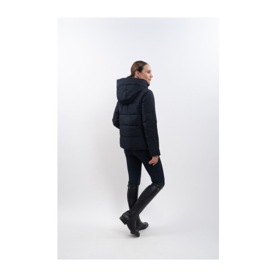 Parka courte ADELE Navy/Light Pink