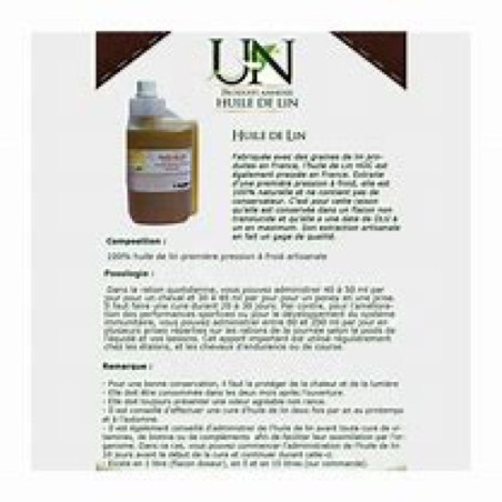 Huile de lin UNGULA 1L
