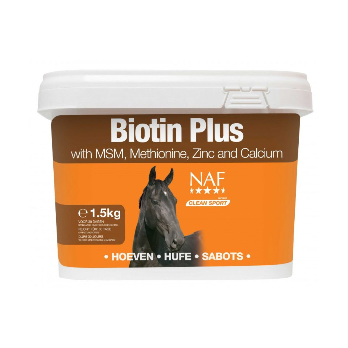 NAF-Biotin plus avec MSM ZINC et CALCIUM 1.5kg