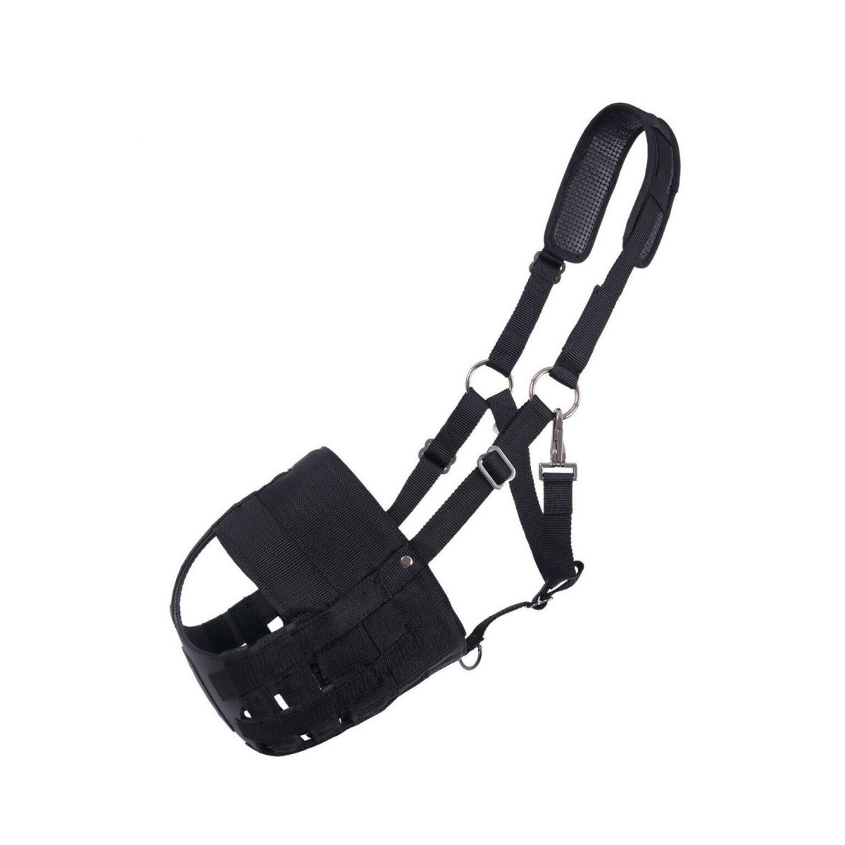Muselière cheval avec narines
