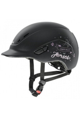 Casque UVEX - Kiddox Happyhorse black mat 49/54