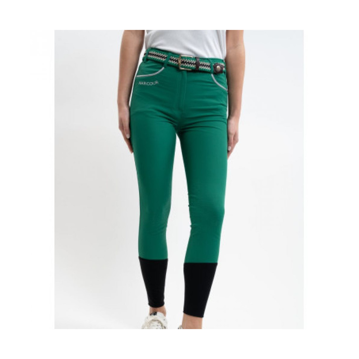 Jaltika Pantalon équitation fix system grip Emerald Green