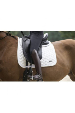 Tapis de dressage LAMI-CELL - Midnight blanc Full
