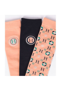 Santia Chaussettes (x 3 paires) Abricot