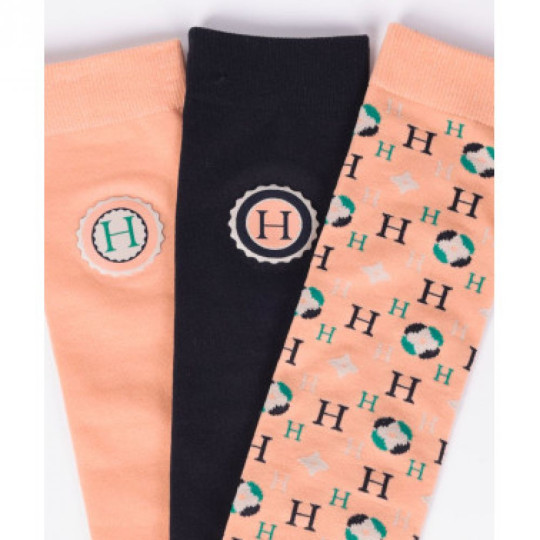 Santia Chaussettes (x 3 paires) Abricot