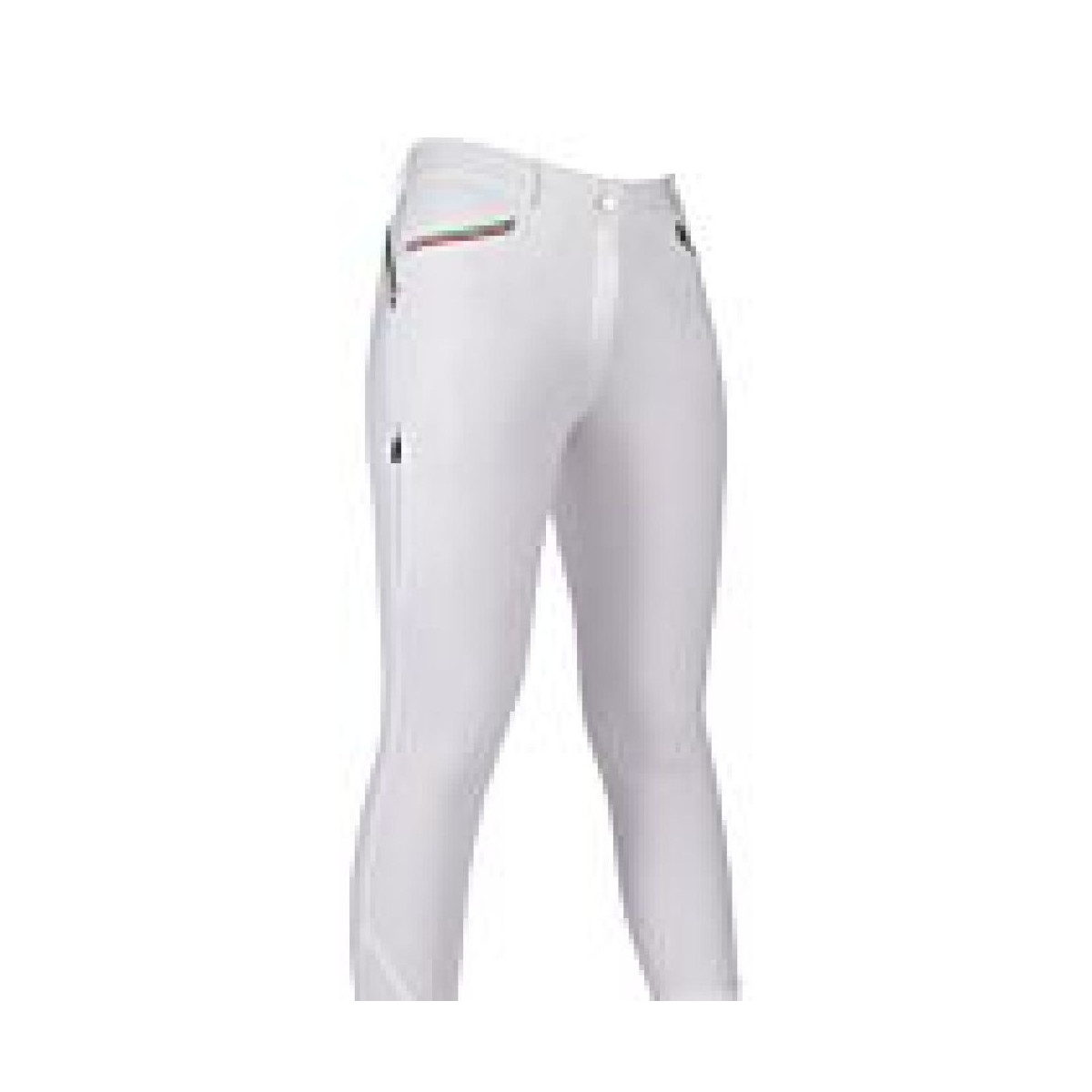 Pantalon -Livigno Sportive- fond 1/1 en silicone Blanc
