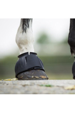 CLOCHES DOUBLE VELCRO - BLACK