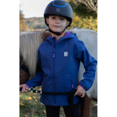 Softshell EQUI-KIDS - Amandine Bleu