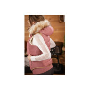 Doudoune ss manche PENELOPE NewRoge Vieux Rose