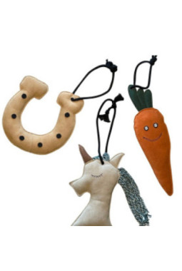 Jouet pour chevaux en cuir