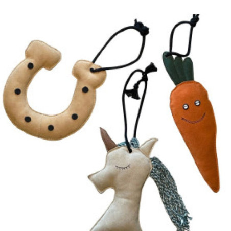 Jouet pour chevaux en cuir