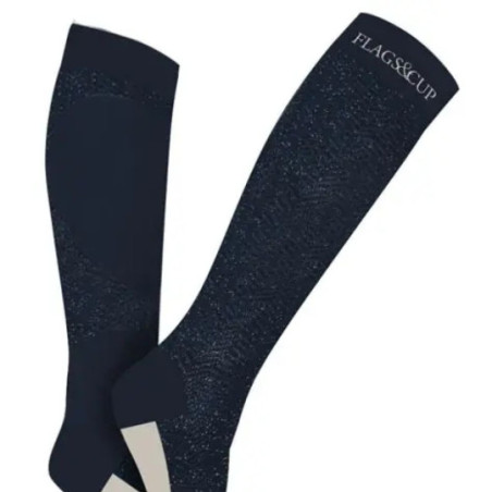 Chaussettes F&C dame AKAA Noir