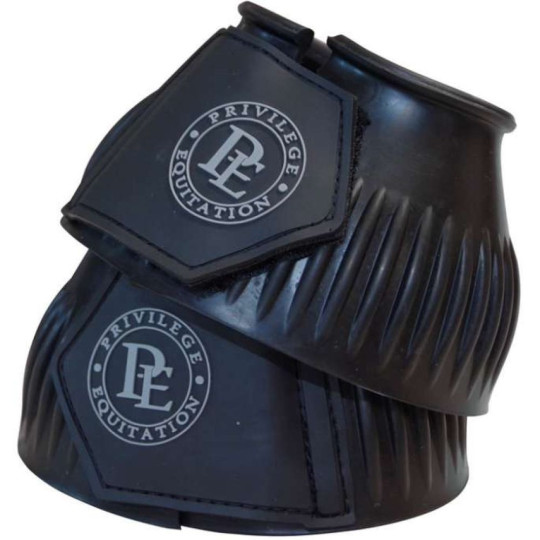 Cloches striées velcro la paire Noir KRIS