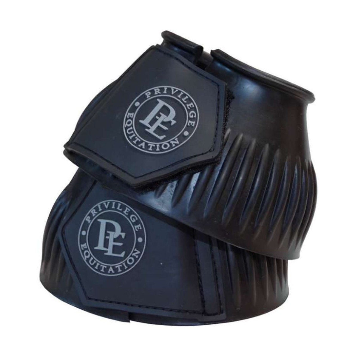 Cloches striées velcro la paire Noir KRIS