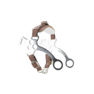 Hackamore METALAB acier chromé