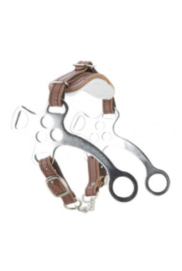 Hackamore METALAB acier chromé