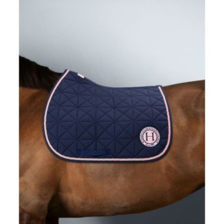 Suze Tapis de selle - Navy/Pink CSO Full