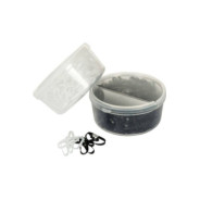 Elastiques à natter Soft en sachet, 450 pièces