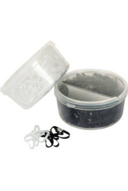 Elastiques à natter Soft en sachet, 450 pièces