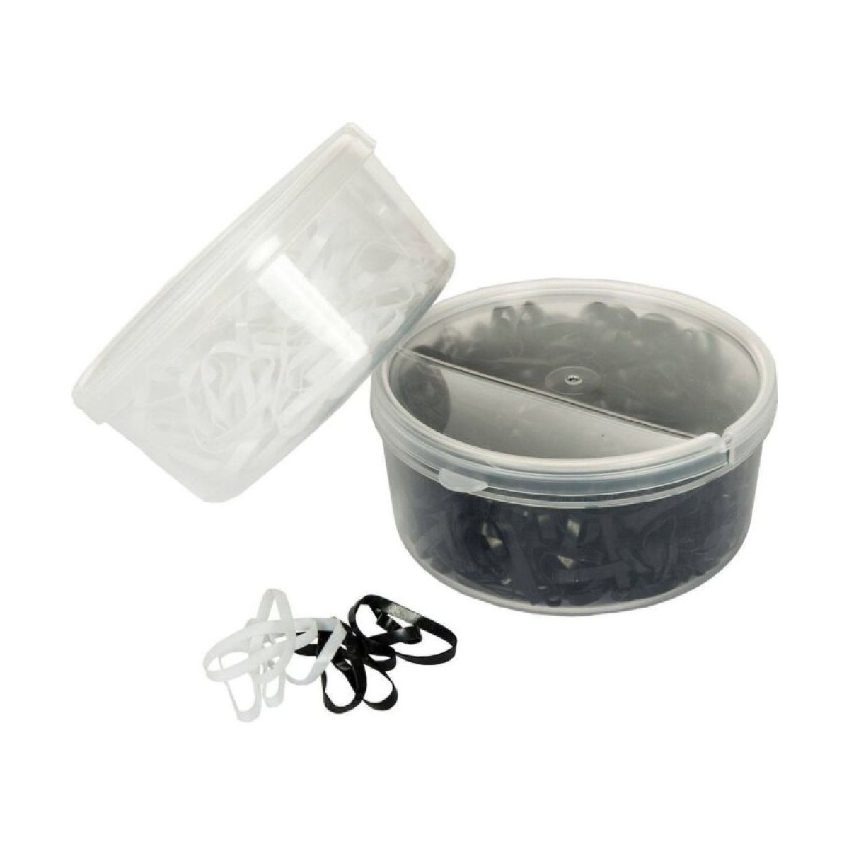 Elastiques à natter Soft en sachet, 450 pièces