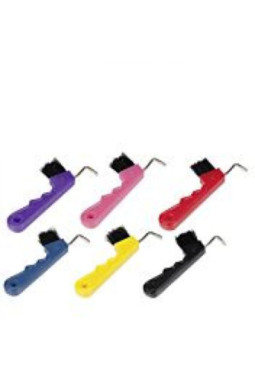 Cure-pied avec brosse HKM couleurs aléatoires