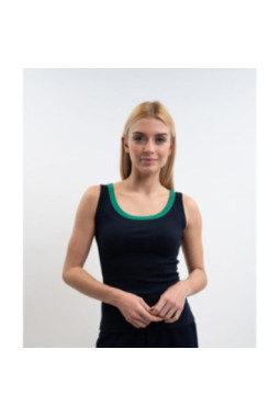 Tazam Débardeur Navy / Emerald Green