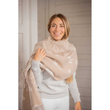 Écharpe PENELOPE Lana Beige Ecru