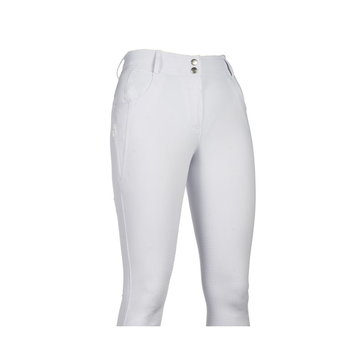 Pantalon Ari Mid Rise basanes en silicone Blanc