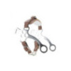 Hackamore METALAB acier chromé