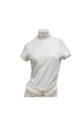Polo de concours ISADORA manches courtes Blanc