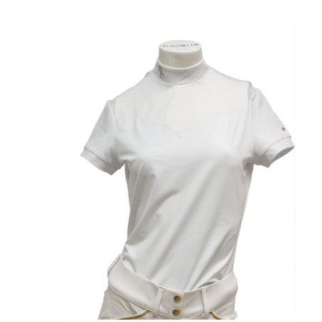 Polo de concours ISADORA manches courtes Blanc