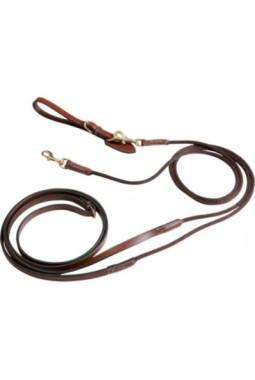 Rênes allemandes cuir/corde ERIC THOMAS PRO FULL